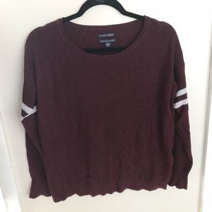AEO Super Soft Maroon Sweater